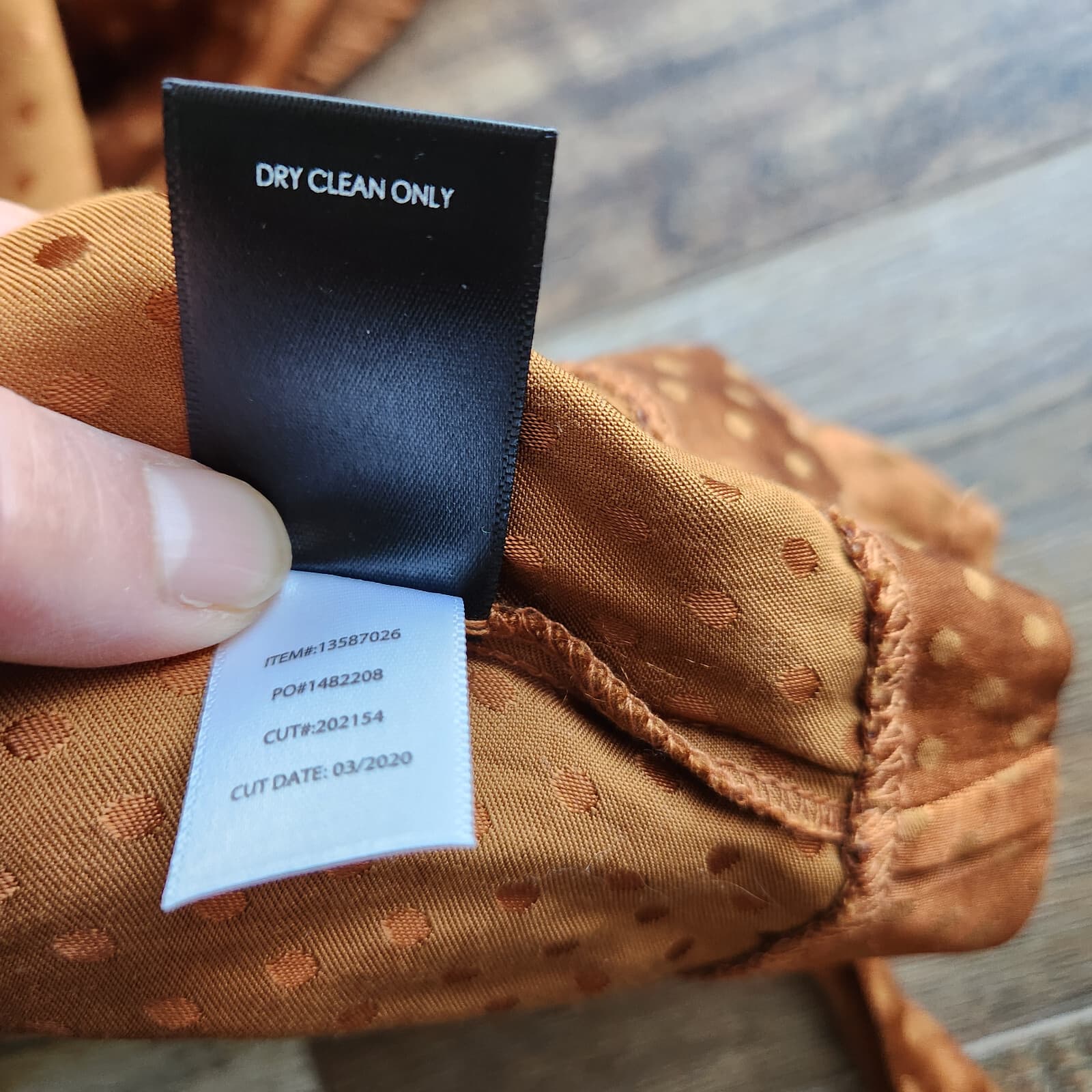NWoT Torrid Satin Dotted Trench Coat Belted Pocket Copper Brown Women's 5X - Thumbnail 13