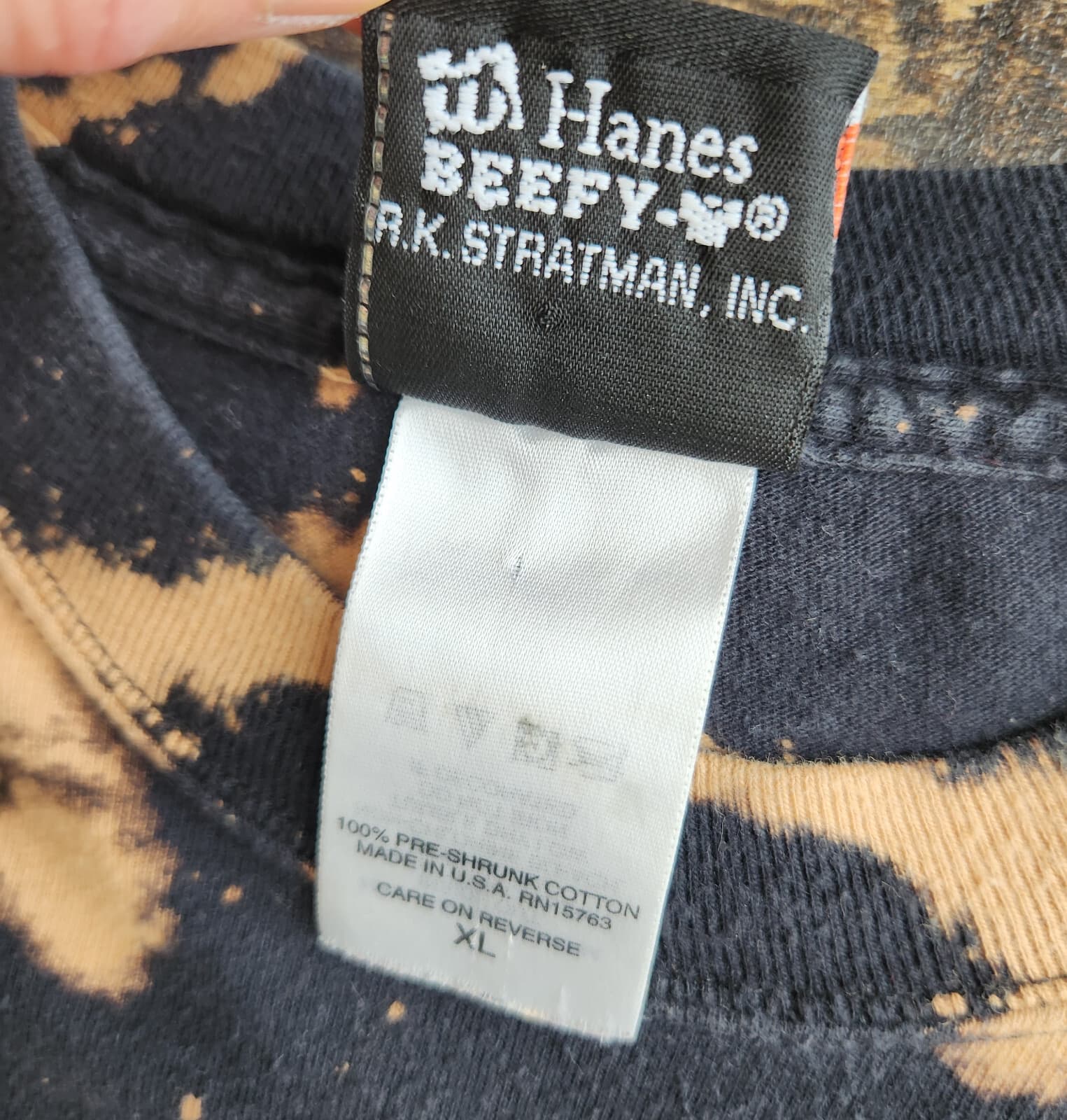 Vintage Harley-Davidson USA Graphic Tie-Dye Crop T-Shirt Pre-Shrunk Cotton XL - Thumbnail 11