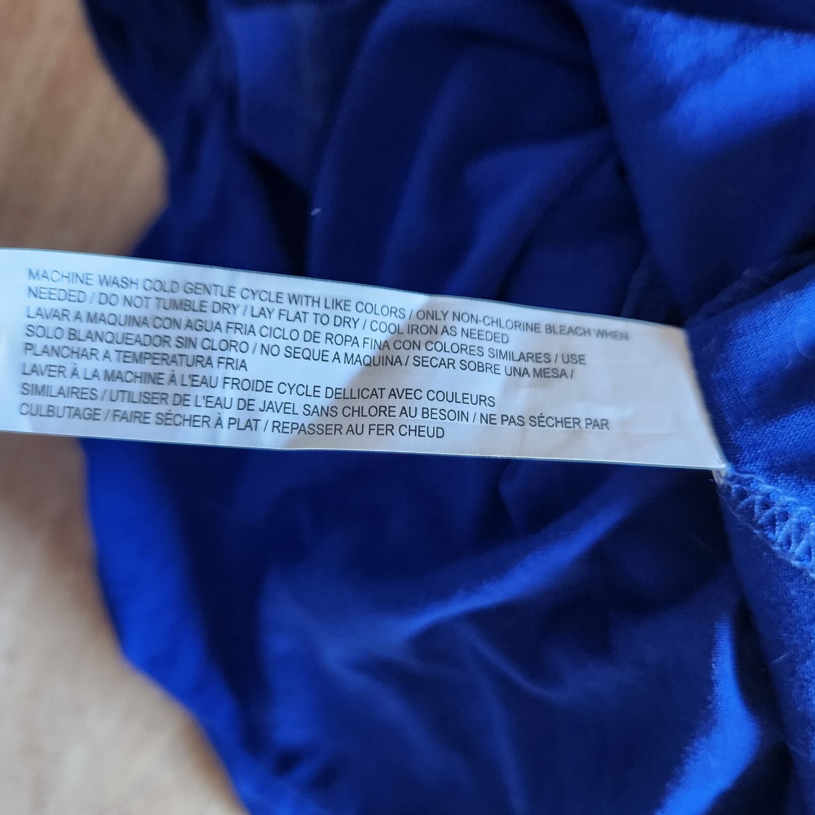 NWT ELOQUII Maxi Dress Back Key-Hole Kimono Sleeve Knit Royal Blue Women's 18/20 - Thumbnail 8