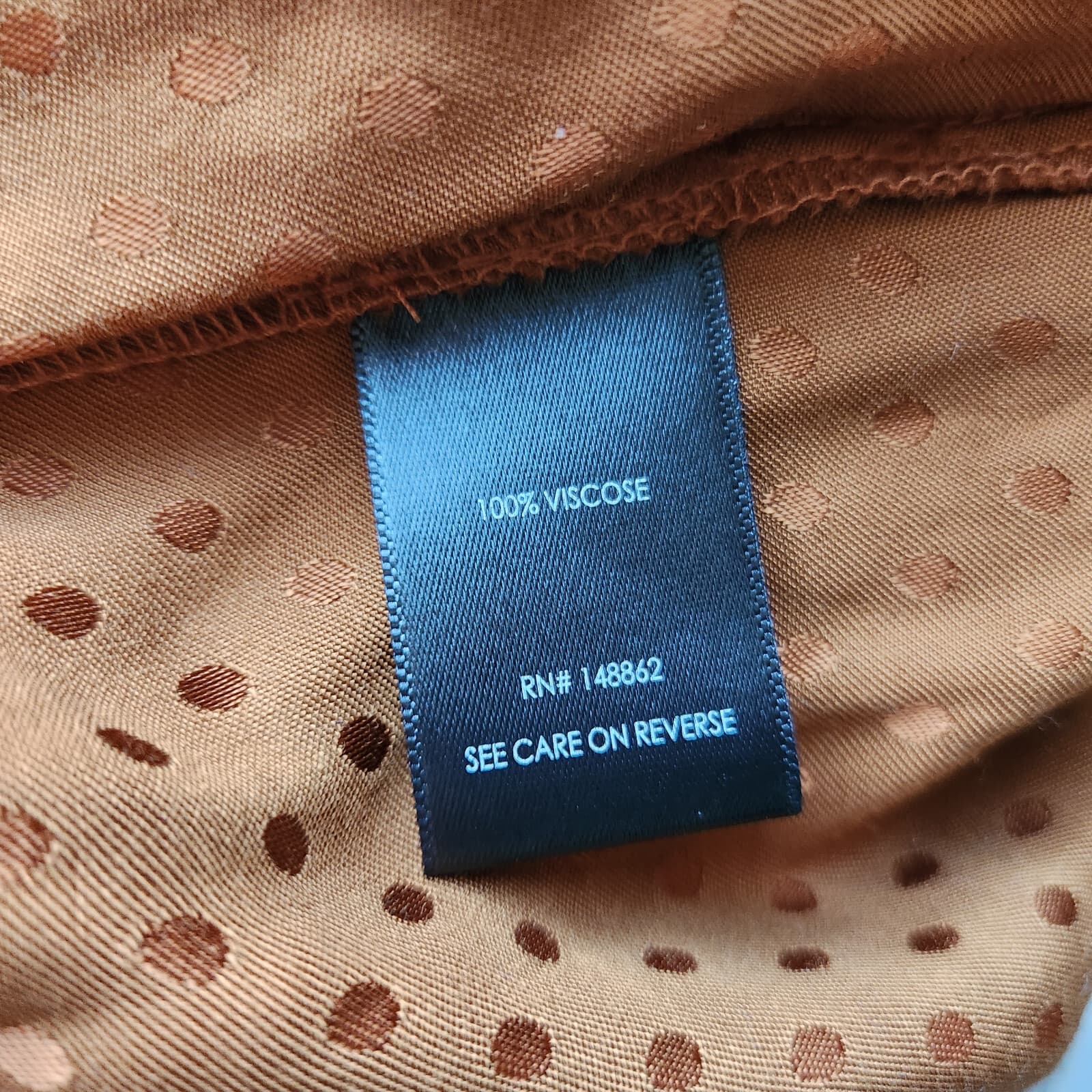 NWoT Torrid Satin Dotted Trench Coat Belted Pocket Copper Brown Women's 5X - Thumbnail 12