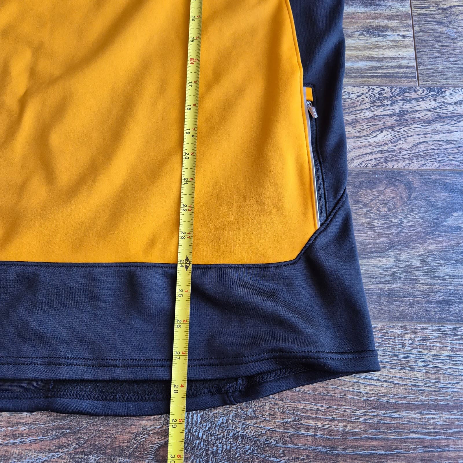 Pearl Izumi Elite Series Thermal Cycling Hooded 1/4 Zip Jacket Orange Men's M - Thumbnail 12