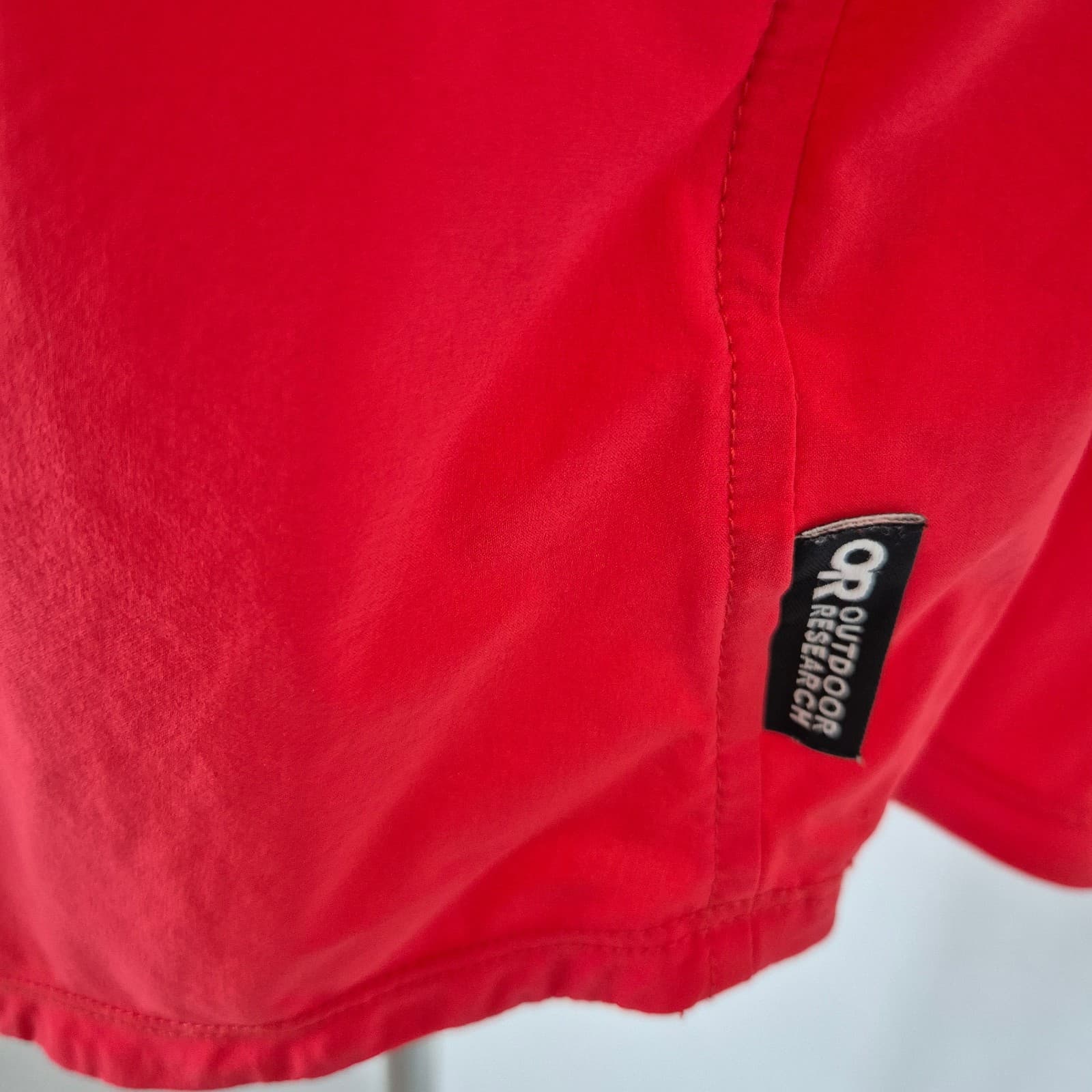 Outdoor Research Astroman UPF 30 Sun Shirt Short Sleeve Pocket Red Women's XXL - Thumbnail 6