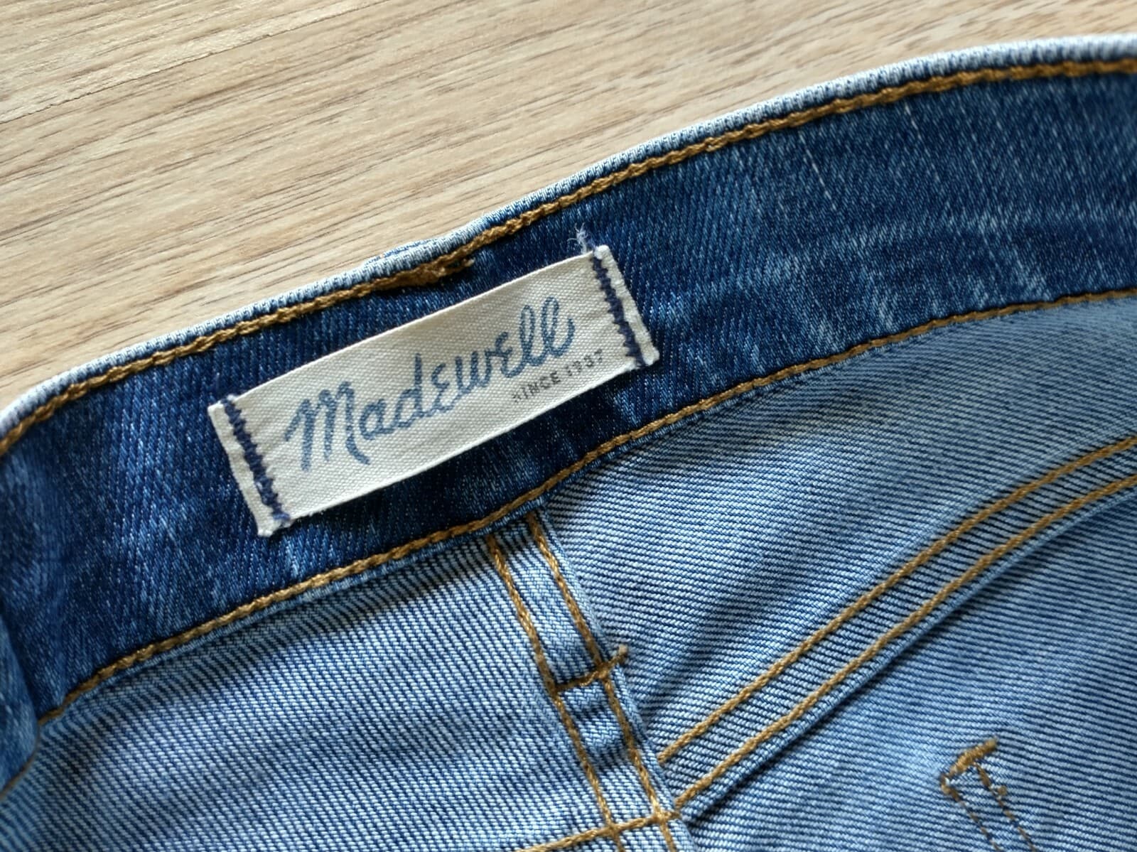Madewell Skinny Skinny Jeans 9" Rise Medium Wash Blue Women Sz.27 E0267 - Thumbnail 7