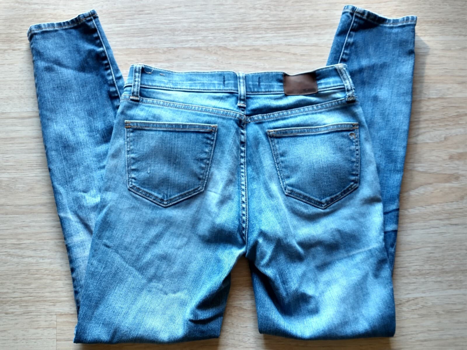 Madewell Skinny Skinny Jeans 9" Rise Medium Wash Blue Women Sz.27 E0267 - Thumbnail 10