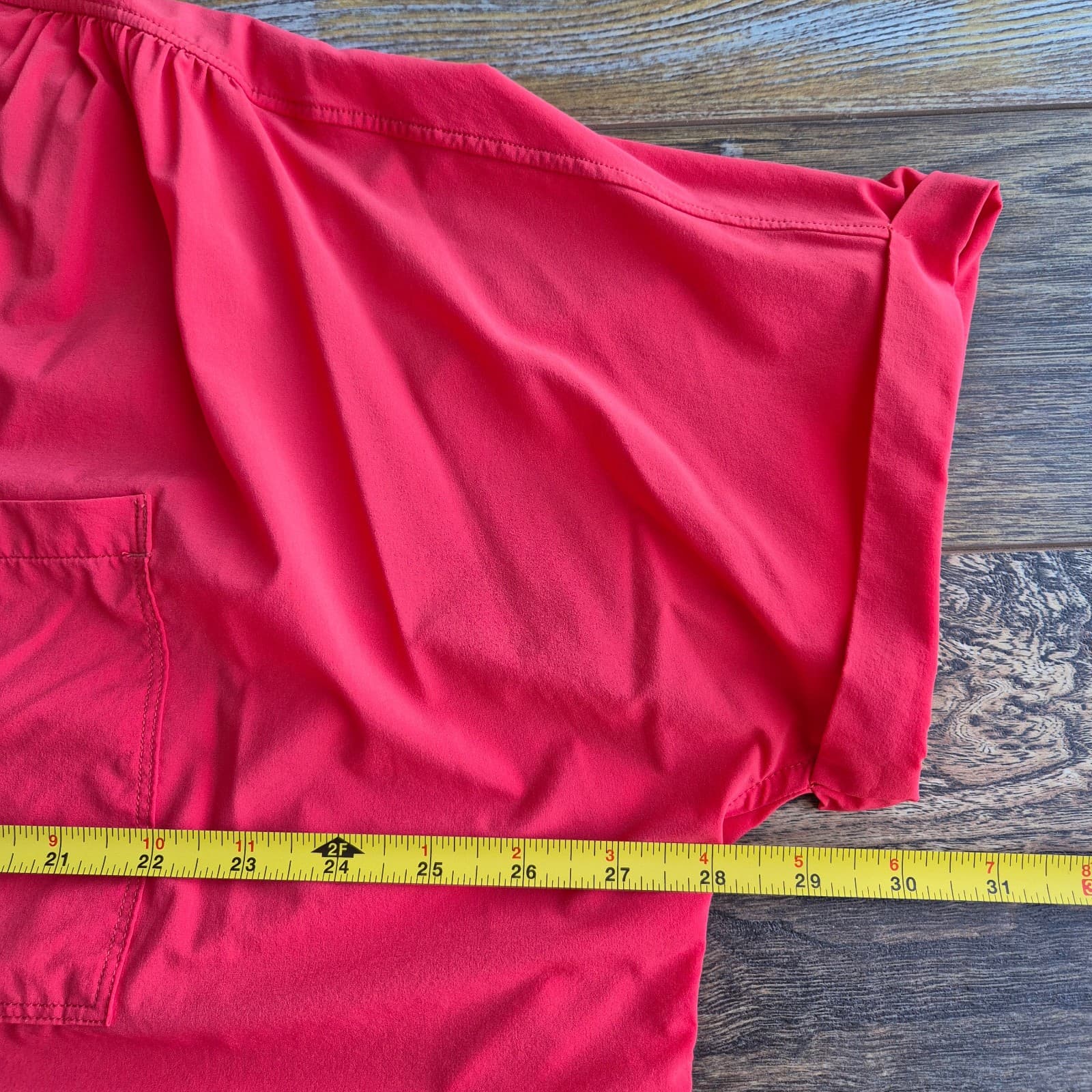 Outdoor Research Astroman UPF 30 Sun Shirt Short Sleeve Pocket Red Women's XXL - Thumbnail 13