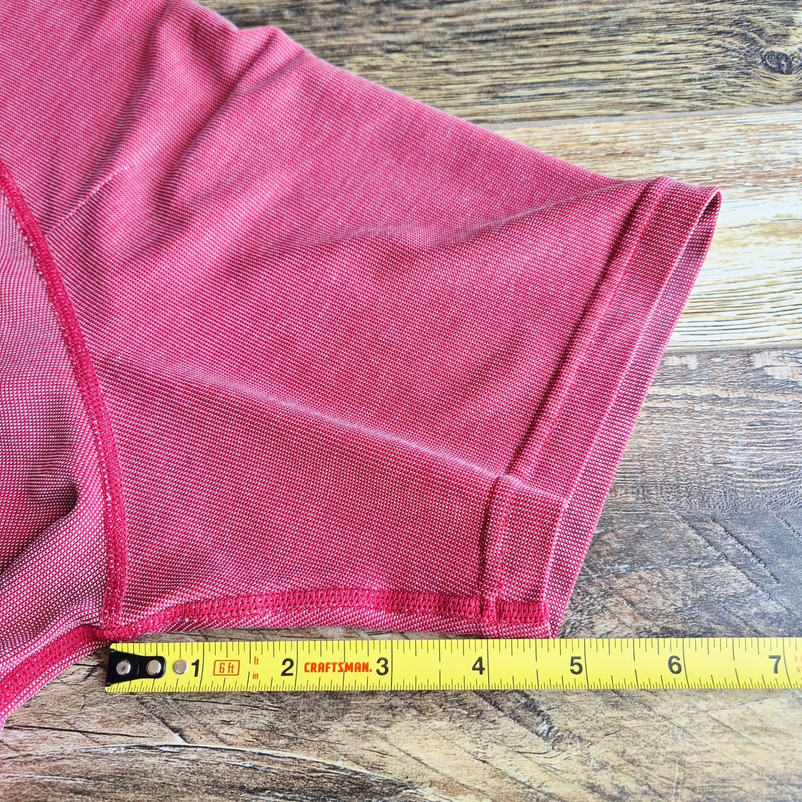 RHONE Delta Pique Polo Premium Lightweight Mesh Shirt Short Sleeve Red Men's S - Thumbnail 7