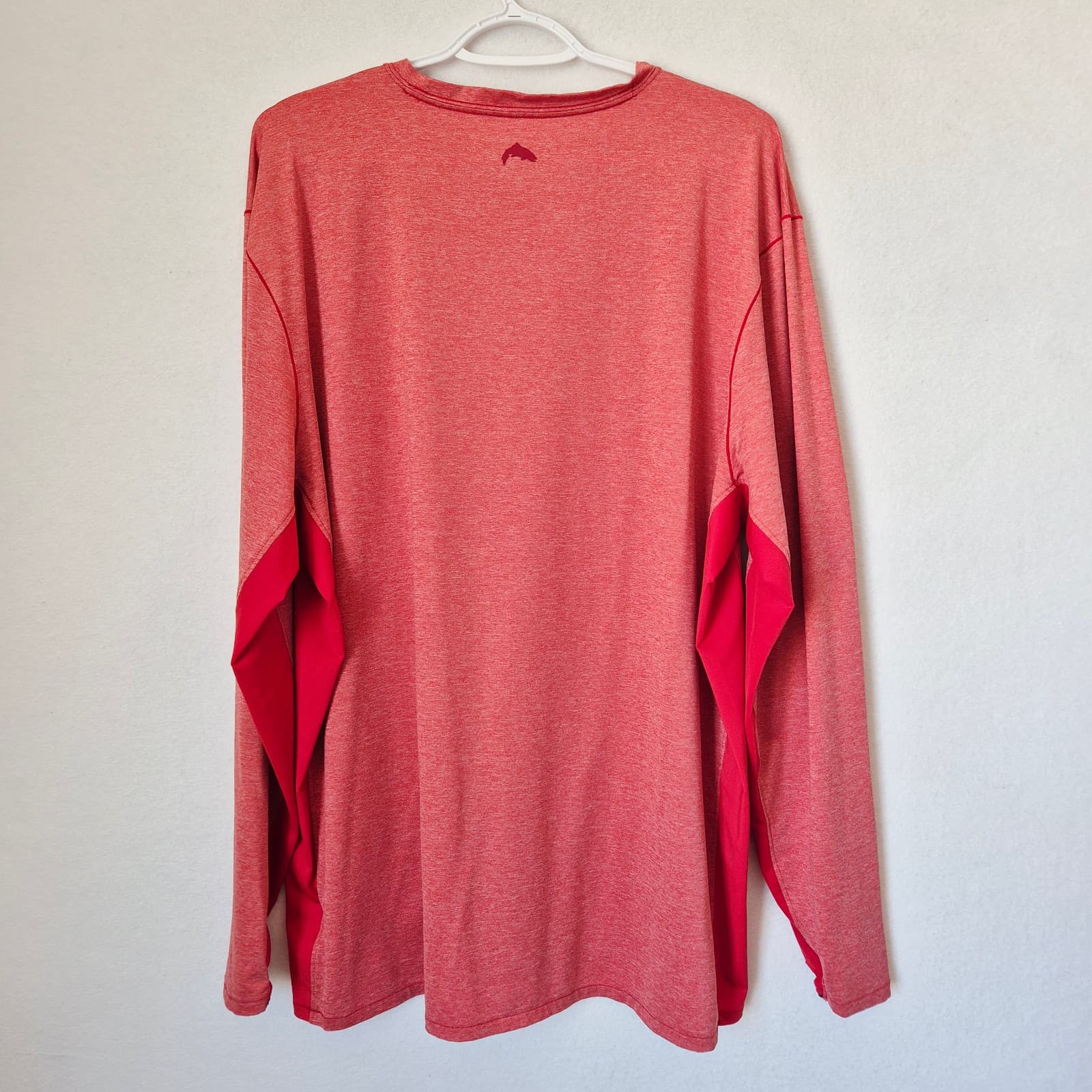 SIMMS SolarFlex UPF50 Fishing Outdoor Long Sleeve T-Shirt Crew Neck Red Men's XL - Thumbnail 4
