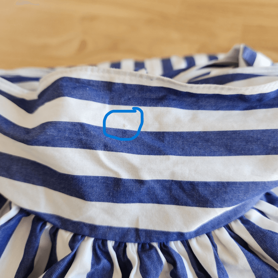 J.Crew Striped Tie-Halter Wide-Leg Jumpsuit Pocket Cotton Blue White Women's 8 - Thumbnail 20