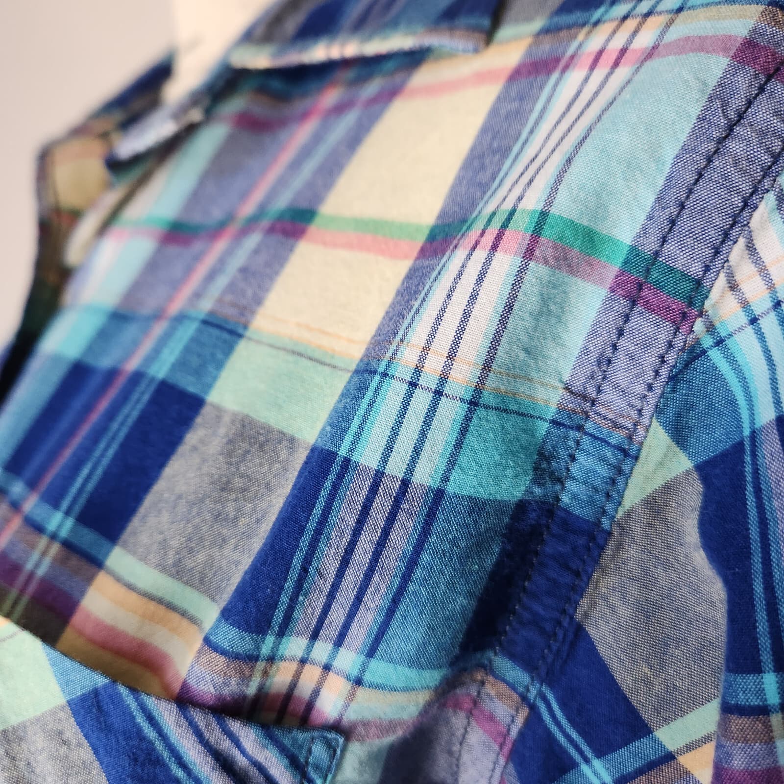 Denim & Supply RL Boyfriend Plaid Shirt Button-Down Long Sleeve Multicolor Sz.S - Thumbnail 4