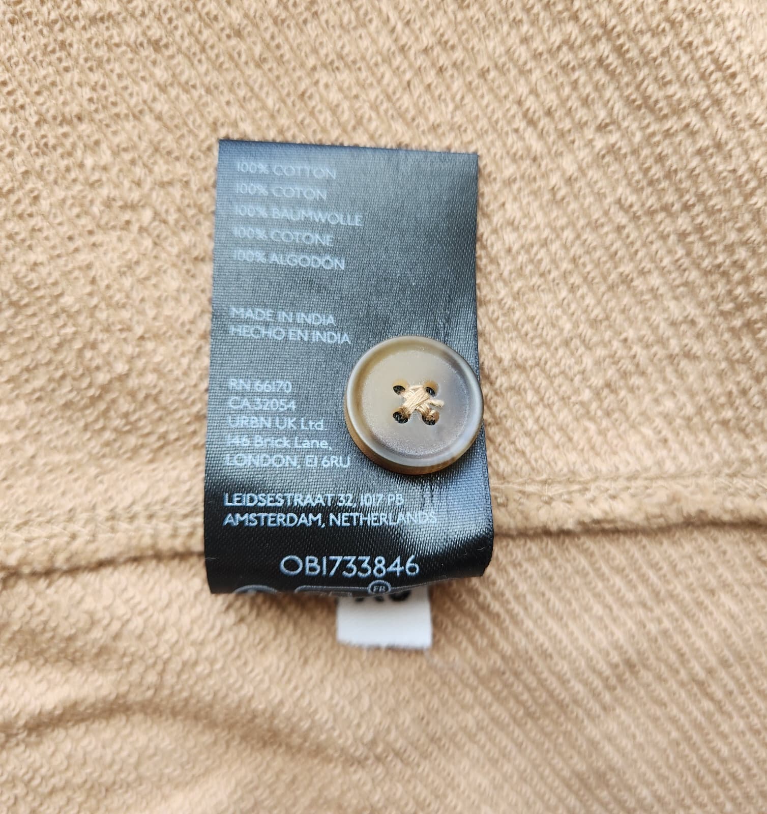 NEW Pilcro Anthropologie Side-Tie Short-Sleeve Button Poncho Terry Brown XXS/XS - Thumbnail 15