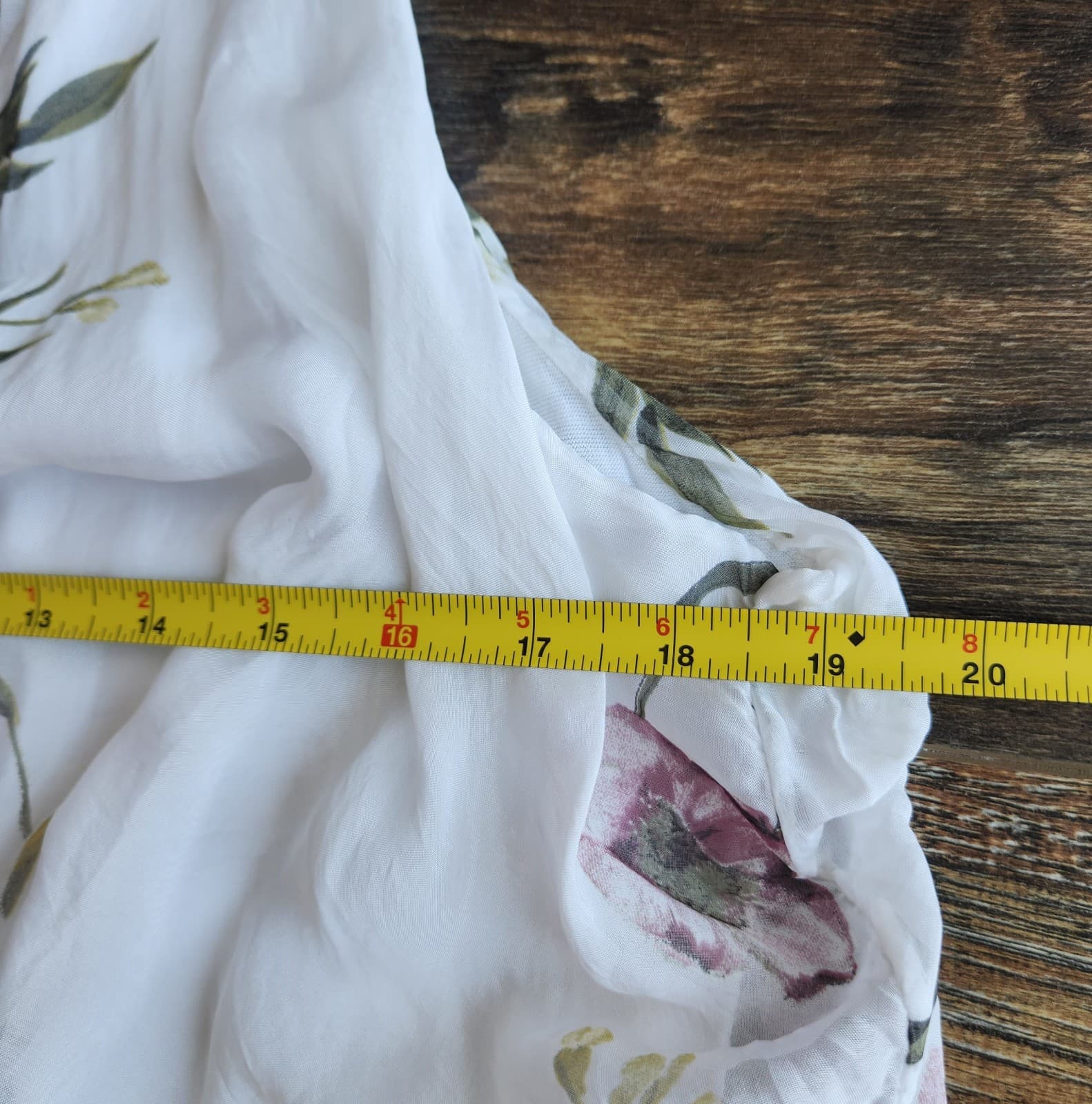 NWT Tempo Paris XL Floral Silk Blend Chiffon Layered Mini Dress Sleeveless White - Thumbnail 8