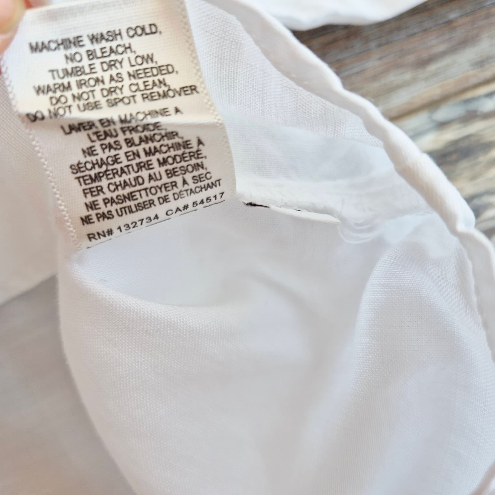 Cloth & Stone Classic Button-Down Shirt Pocket Long Sleeve White Tencel Sz.M - Thumbnail 8