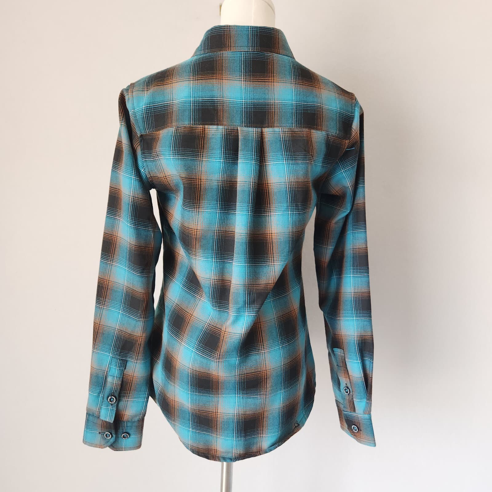 NWoT Dixxon x Switch Suspension Flannel Western Shirt Snap Long Sleeve Women's S - Thumbnail 7