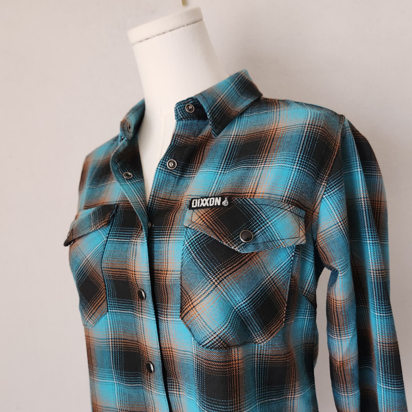 NWoT Dixxon x Switch Suspension Flannel Western Shirt Snap Long Sleeve Women's S - Thumbnail 4