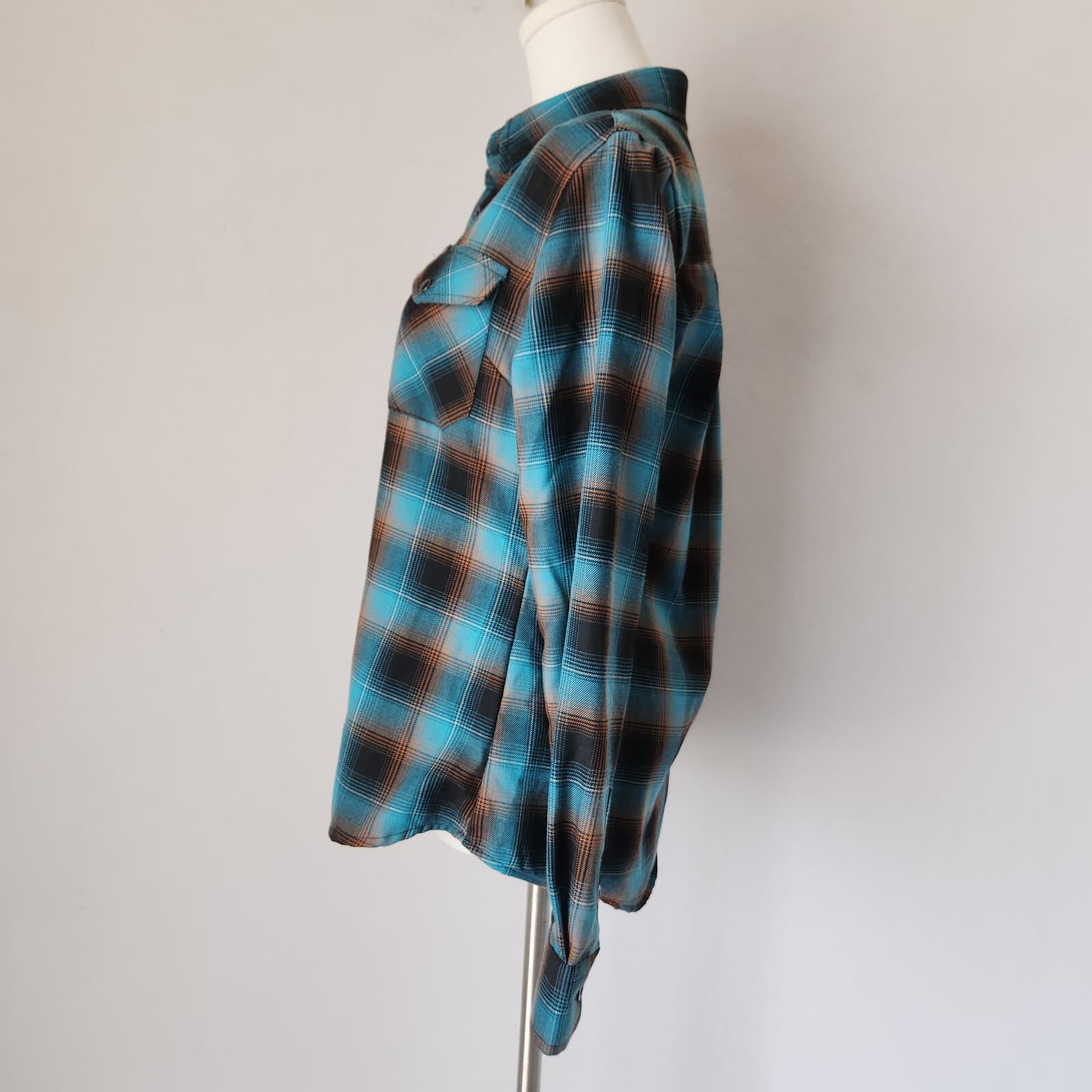NWoT Dixxon x Switch Suspension Flannel Western Shirt Snap Long Sleeve Women's S - Thumbnail 5