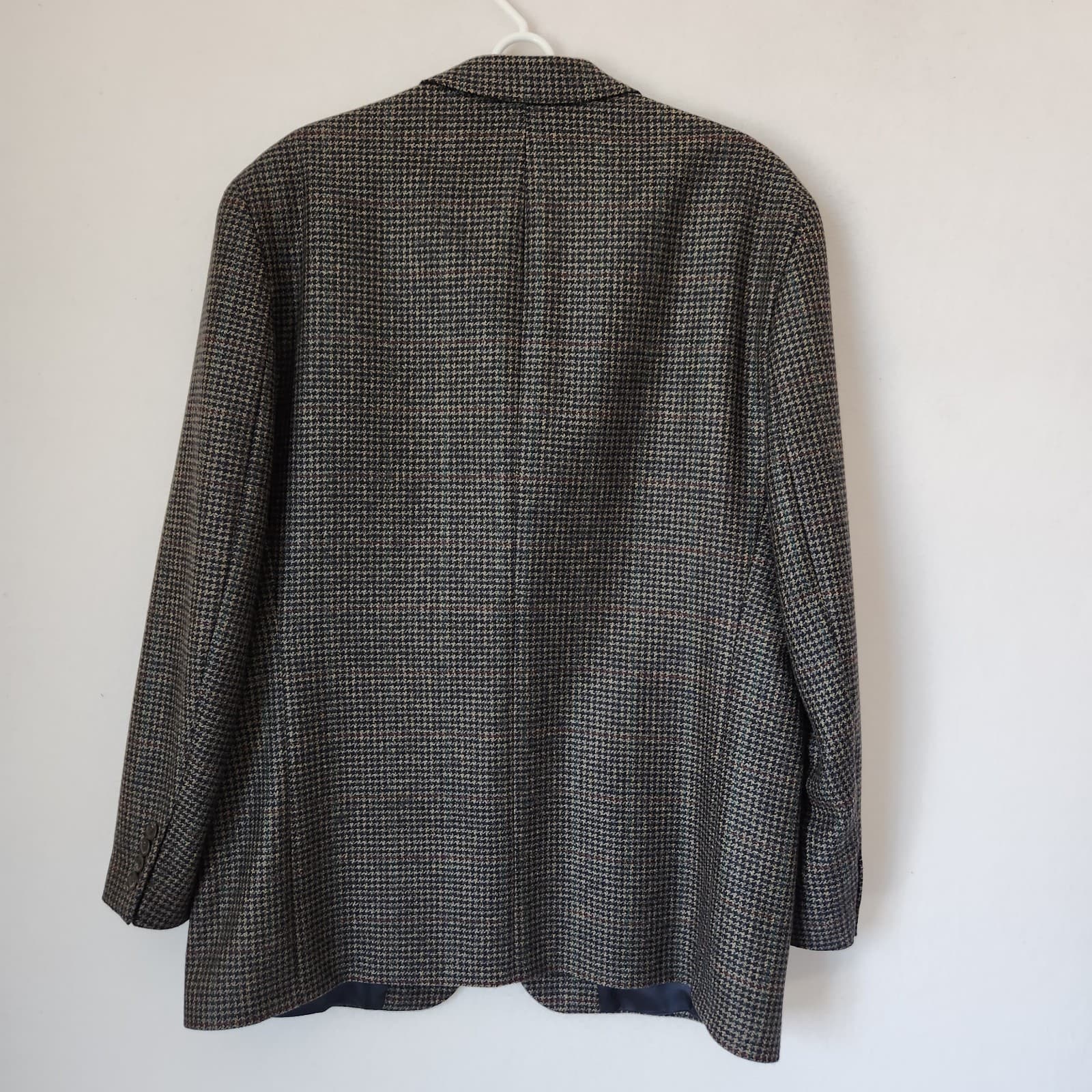 Ralph Lauren Blue Label Canada 100% Wool Houndstooth Sport Coat 3-Button Men 44R - Thumbnail 7