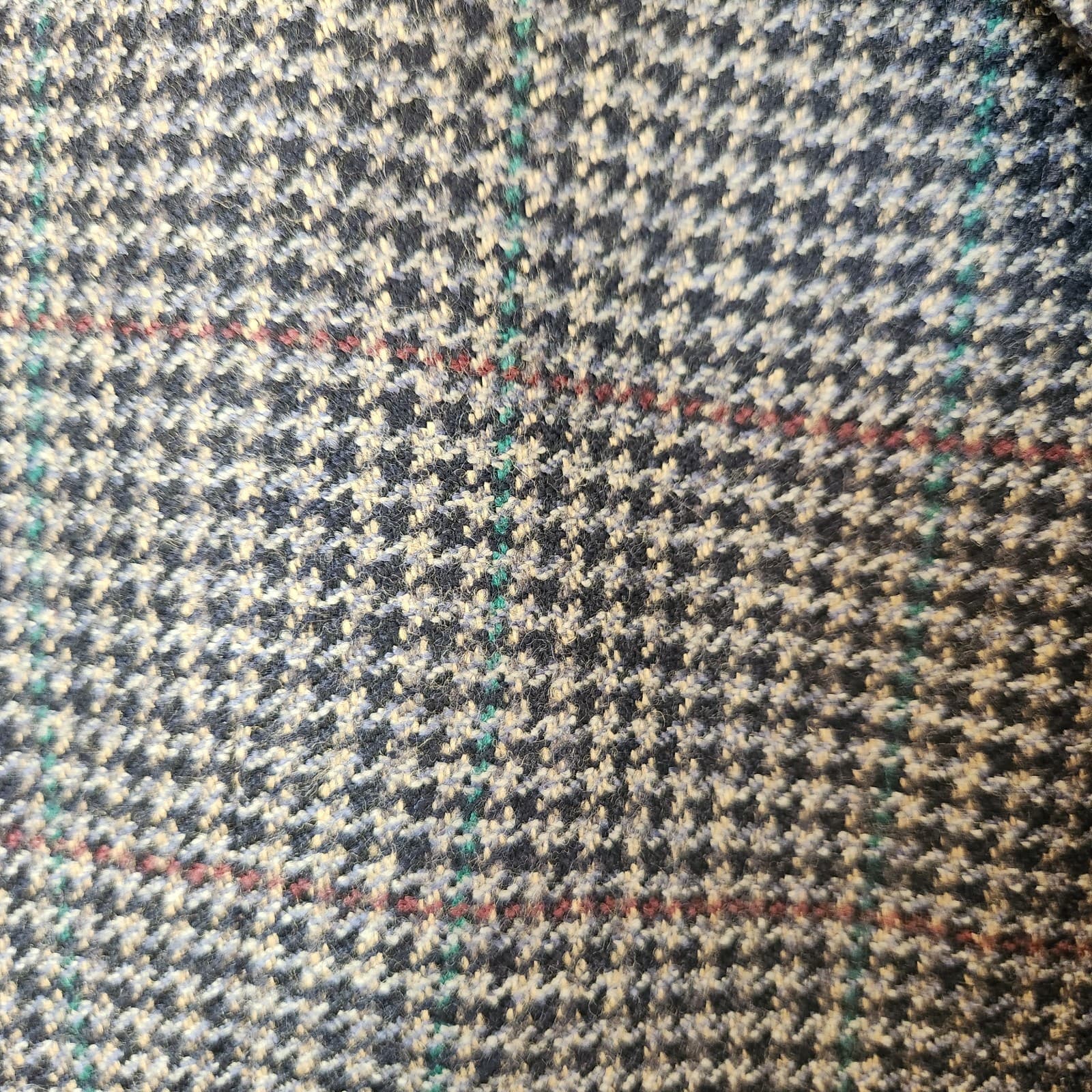 Ralph Lauren Blue Label Canada 100% Wool Houndstooth Sport Coat 3-Button Men 44R - Thumbnail 4