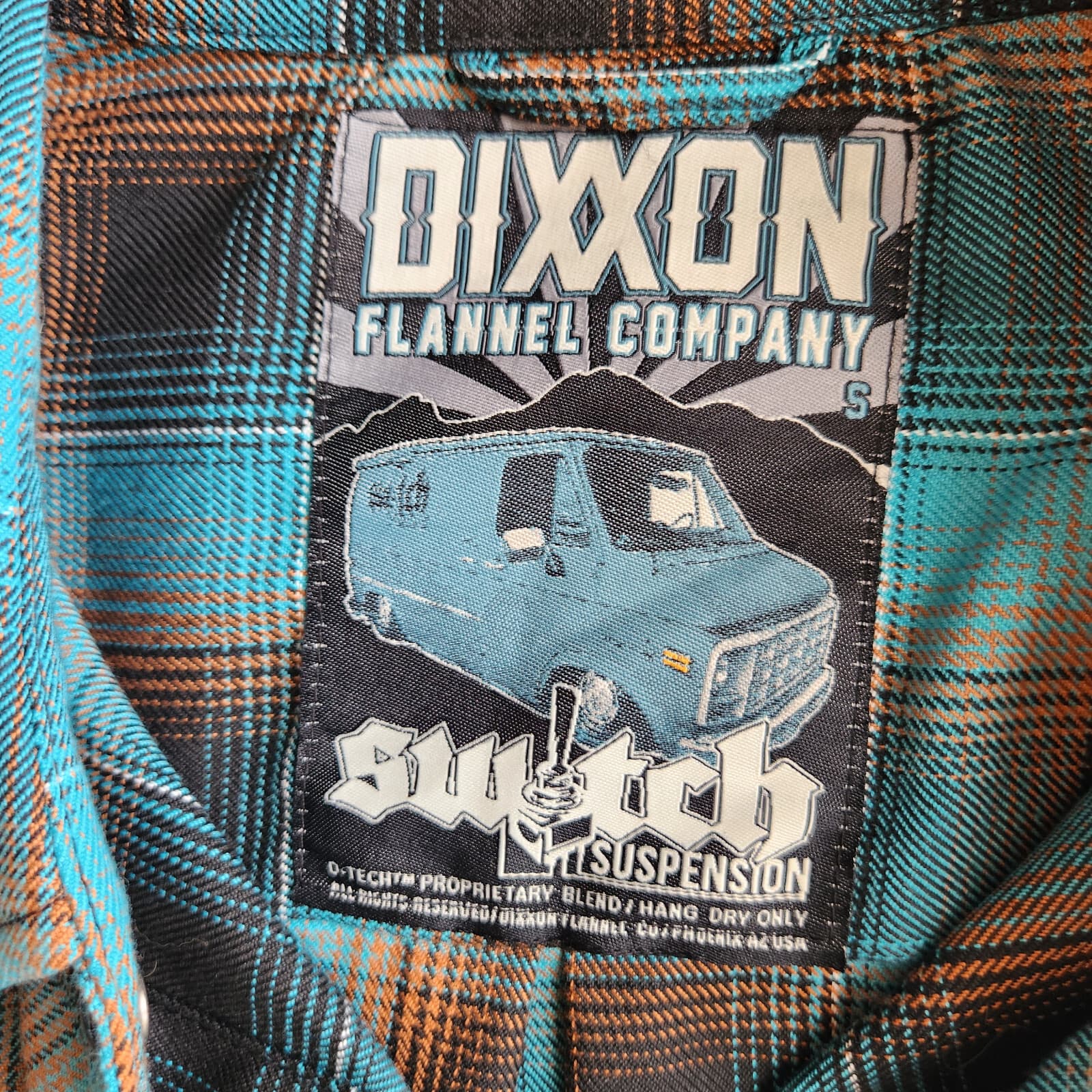 NWoT Dixxon x Switch Suspension Flannel Western Shirt Snap Long Sleeve Women's S - Thumbnail 9