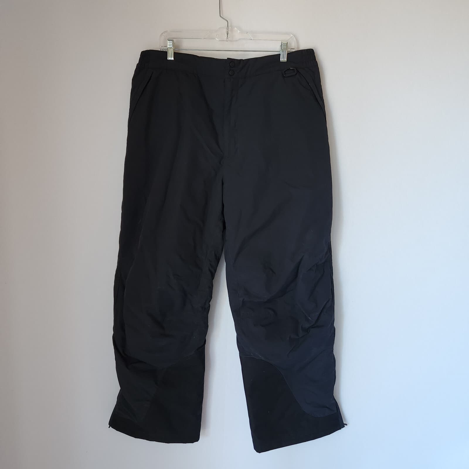 L.L.Bean Insulated Waterproof Outdoor Ski Snow Pants Zip-Pocket Black Men XL - Thumbnail 2