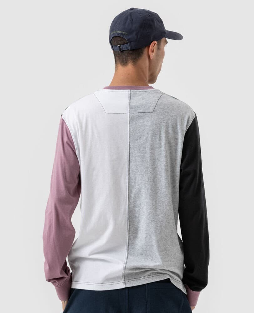 Rodd & Gunn Sport Fit Wnwn T-Shirt Crewneck Long Sleeve Colorblock Cotton Mens M - Thumbnail 8