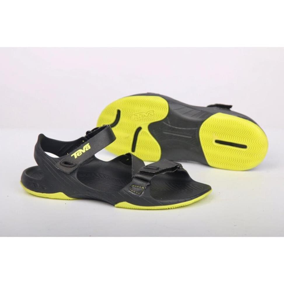 Teva Barracuda Hiking Sport Sandals Waterproof Adjustable Black Green Men's US8 - Thumbnail 3