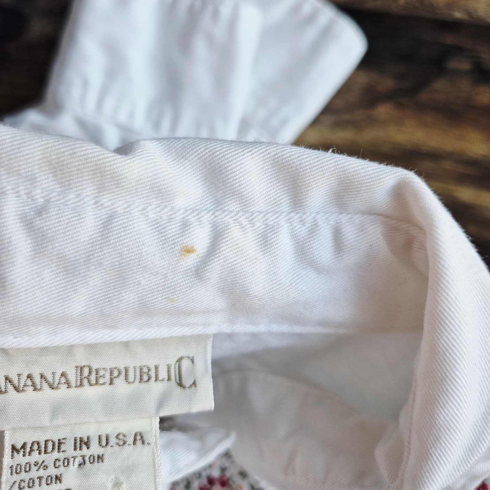Vintage Banana Republic USA Floral Western Shirt Snap Long Sleeve Cotton Women M - Thumbnail 13