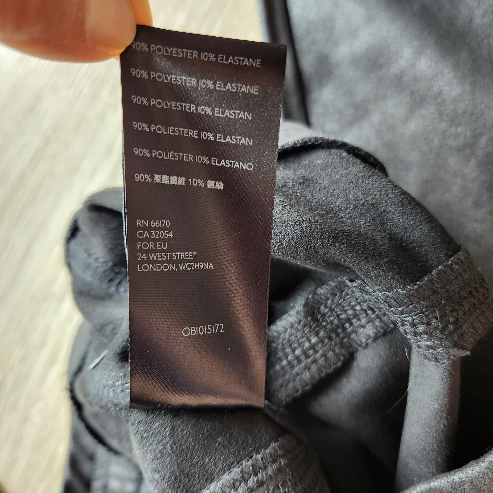 NWT Free People $78 Midnight Vegan Faux Suede Skinny Pants Pull-On Black Sz.S - Thumbnail 12
