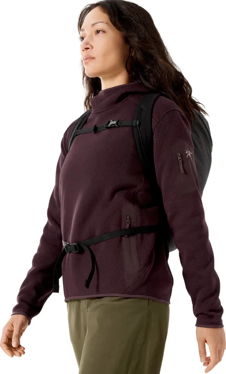 Arc'teryx Women's Small Covert Pullover Hoody Fleece Lined Phantasm Heather - Thumbnail 2
