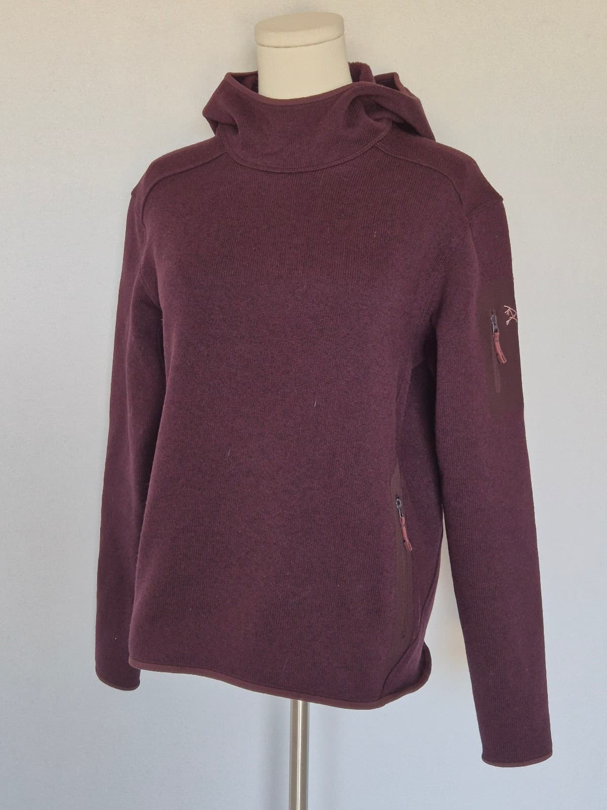 Arc'teryx Women's Small Covert Pullover Hoody Fleece Lined Phantasm Heather - Thumbnail 5