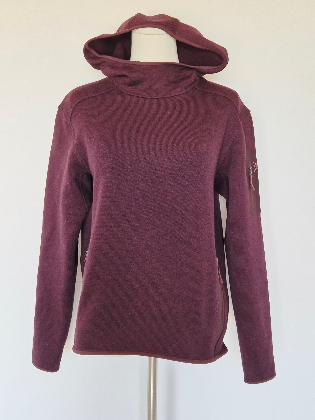 Arc'teryx Women's Small Covert Pullover Hoody Fleece Lined Phantasm Heather - Thumbnail 3