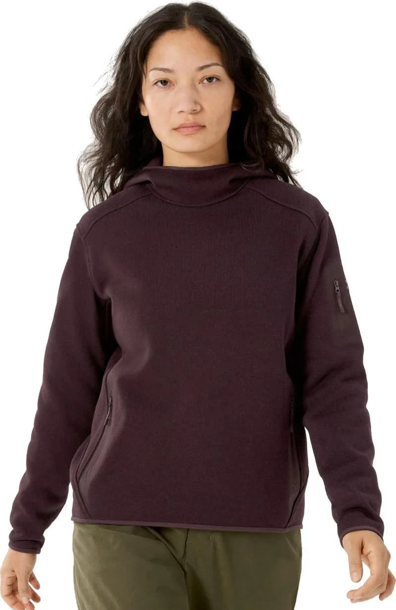 Arc'teryx Women's Small Covert Pullover Hoody Fleece Lined Phantasm Heather - Thumbnail 4