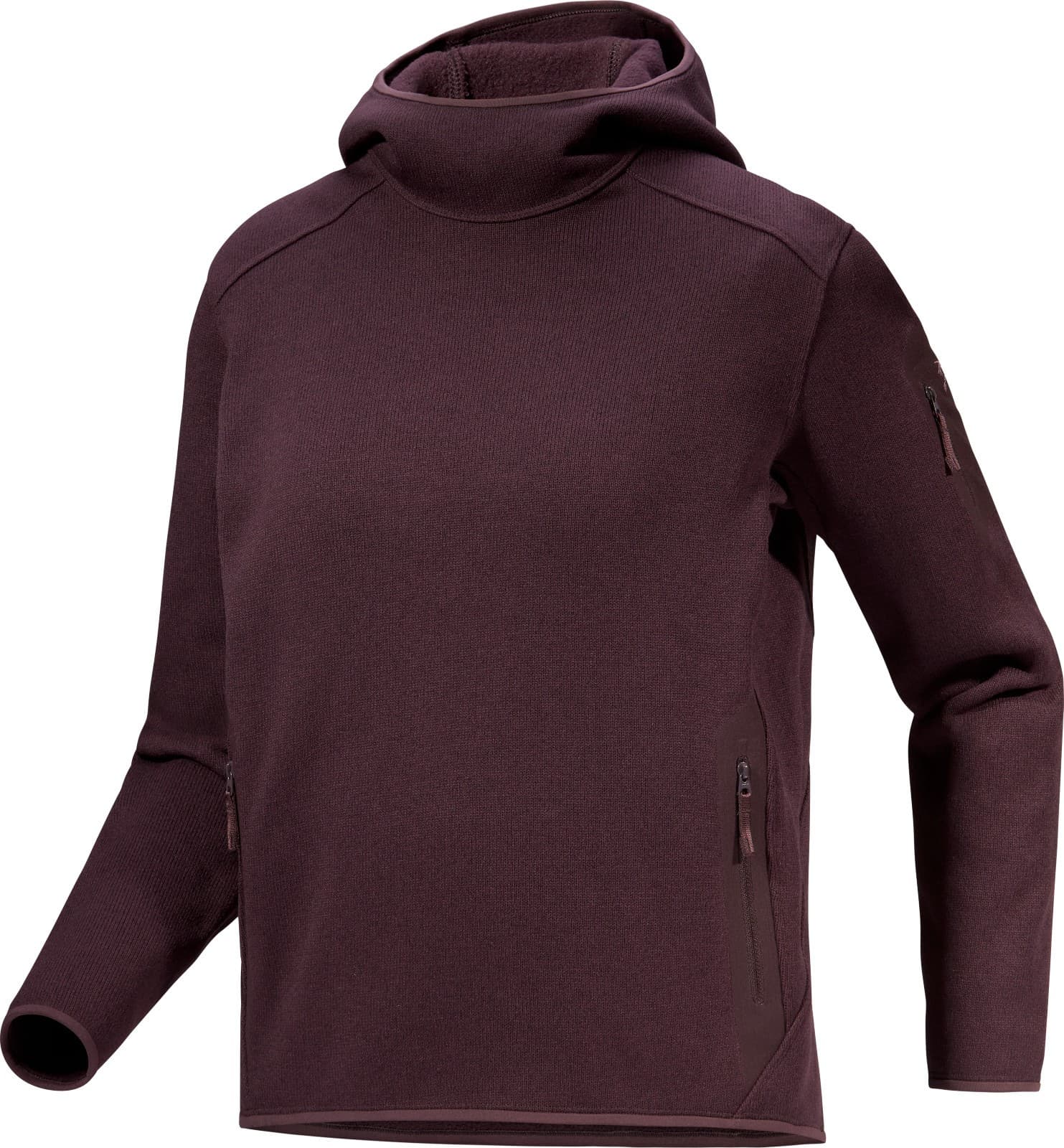 Arc'teryx Women's Small Covert Pullover Hoody Fleece Lined Phantasm Heather - Thumbnail 6
