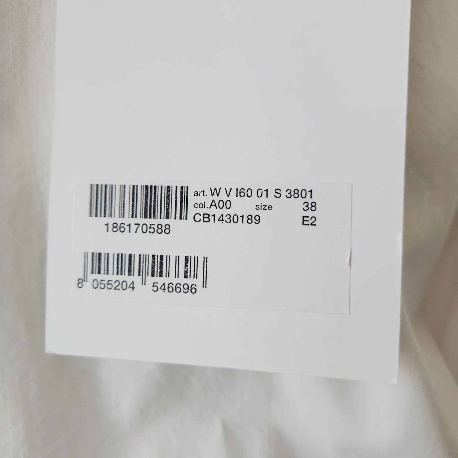 NWT LOVE MOSCHINO Belted Shirt Dress Snap Long Sleeve Stretch Cotton White US2 - Thumbnail 6