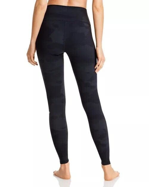 ALO YOGA High Waist Vapor Leggings Buttery-Soft Camouflage Black Grey Waist 28" - Thumbnail 6