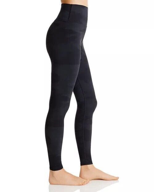 ALO YOGA High Waist Vapor Leggings Buttery-Soft Camouflage Black Grey Waist 28" - Thumbnail 5