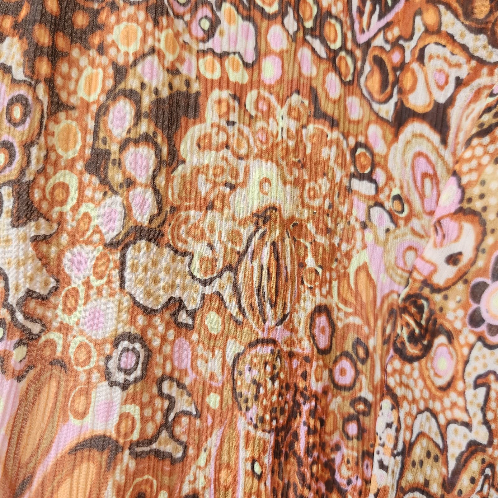 A.L.C. Carly Floral Silk Smocked Mini Dress Cap Sleeve Multicolor Chiffon Sz.10 - Thumbnail 7