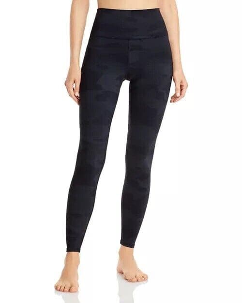 ALO YOGA High Waist Vapor Leggings Buttery-Soft Camouflage Black Grey Waist 28" - Thumbnail 4