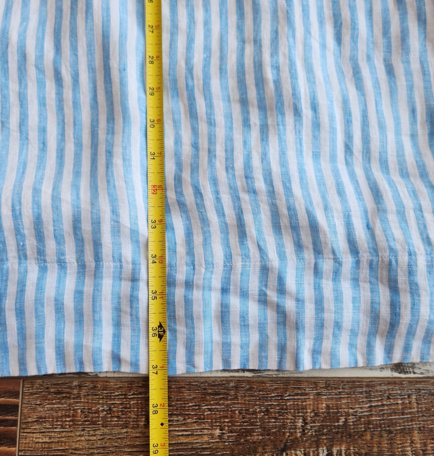 NWT Lilly Pulitzer Sz.6 Linen Jazmyn Dress Bell Sleeve Lunar Blue Bimini Stripe - Thumbnail 16
