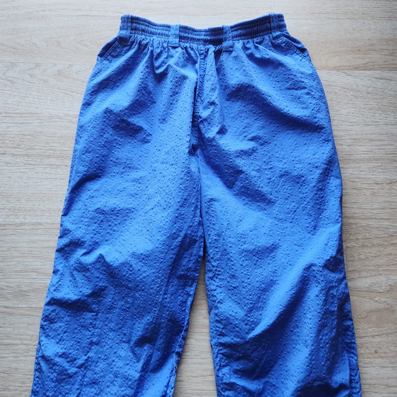 Vintage Patagonia USA Made Track Pants Elastic Waist Pocket Texture Purple Sz.M - Thumbnail 2