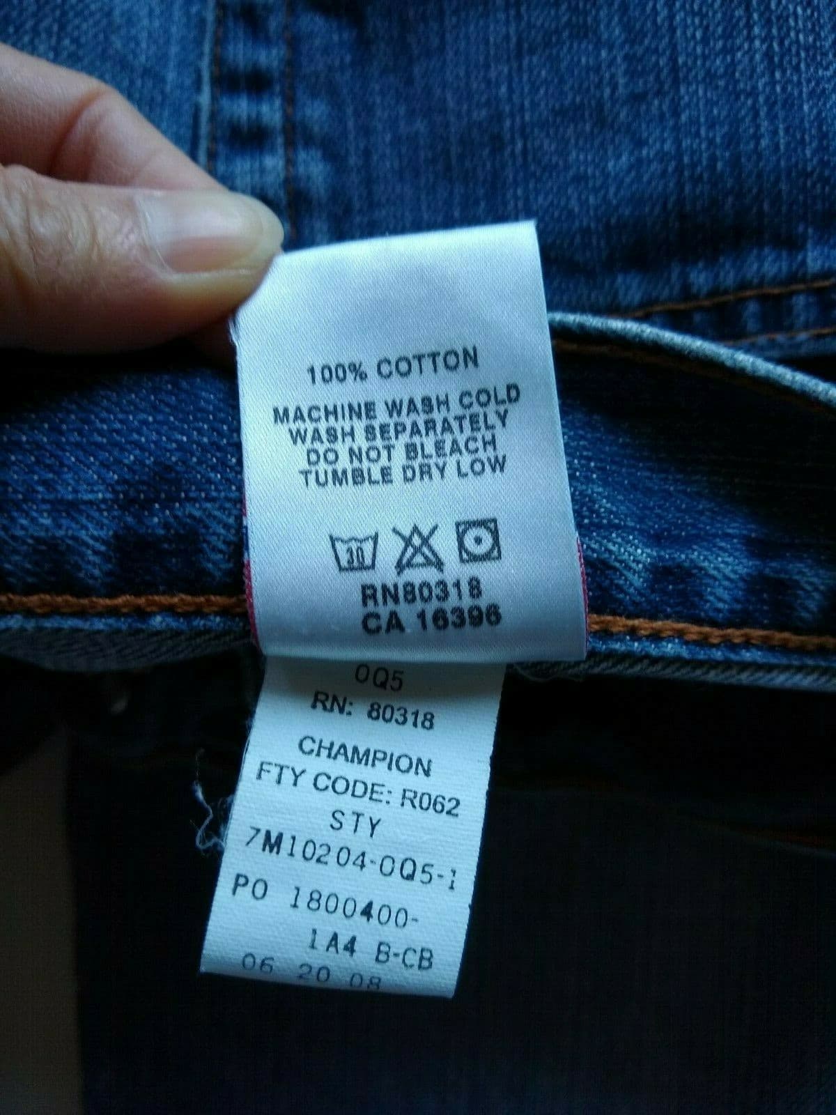 Lucky Brand Dungarees by Gene Montesand Classic Fit Jeans Straight Blue Men 32 - Thumbnail 8