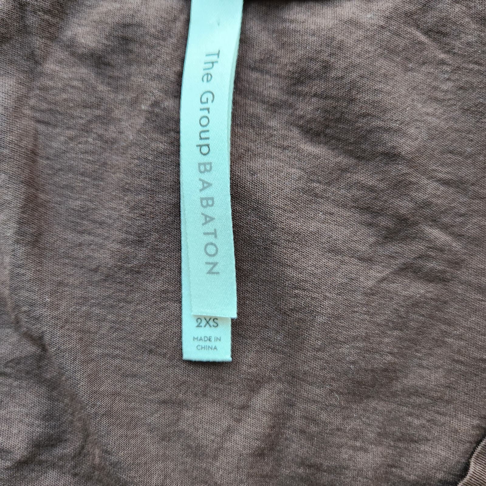 Aritzia The Group Babaton Deep V-Neck Tee-Shirt Short Sleeve Brown Women's 2XS - Thumbnail 5