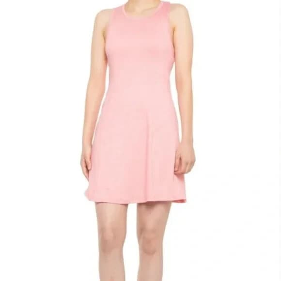 NWT Harmony Balance $58 Athletic Tennis Mini Dress Built-In Bra Pink Women's M - Thumbnail 3