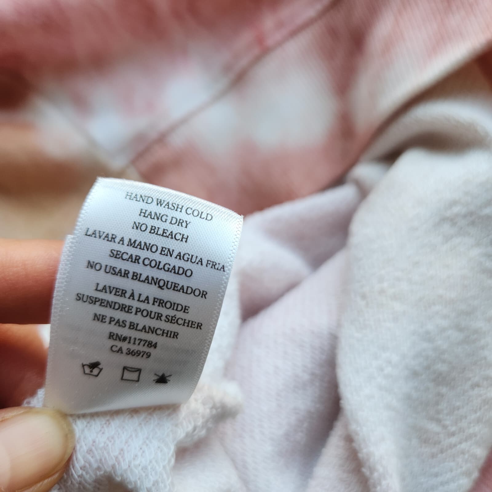 Rails $138 Ramona Sunset Tie-Dye Terry Knit Sweatshirt Crew-Neck Pink Women's M - Thumbnail 10