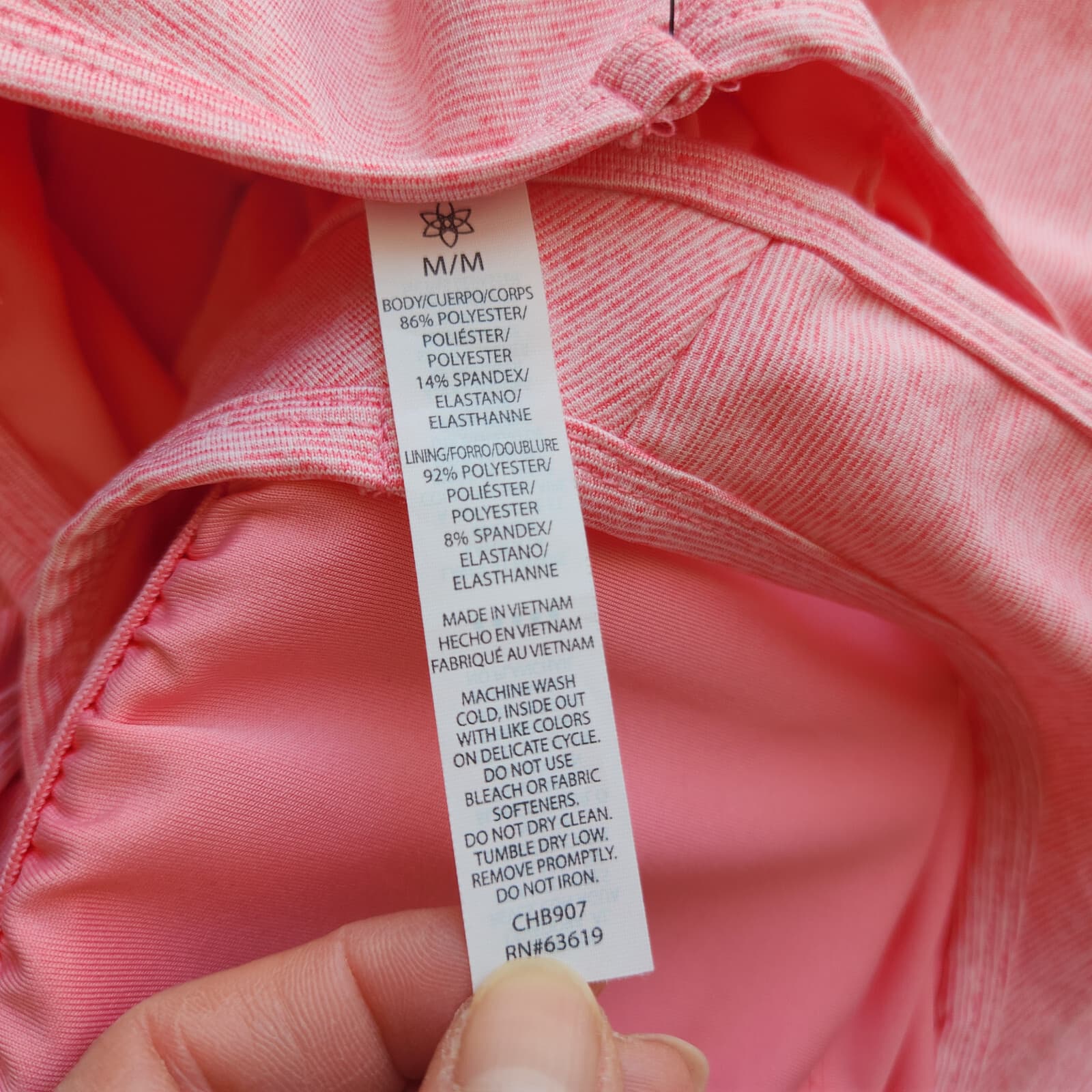 NWT Harmony Balance $58 Athletic Tennis Mini Dress Built-In Bra Pink Women's M - Thumbnail 12