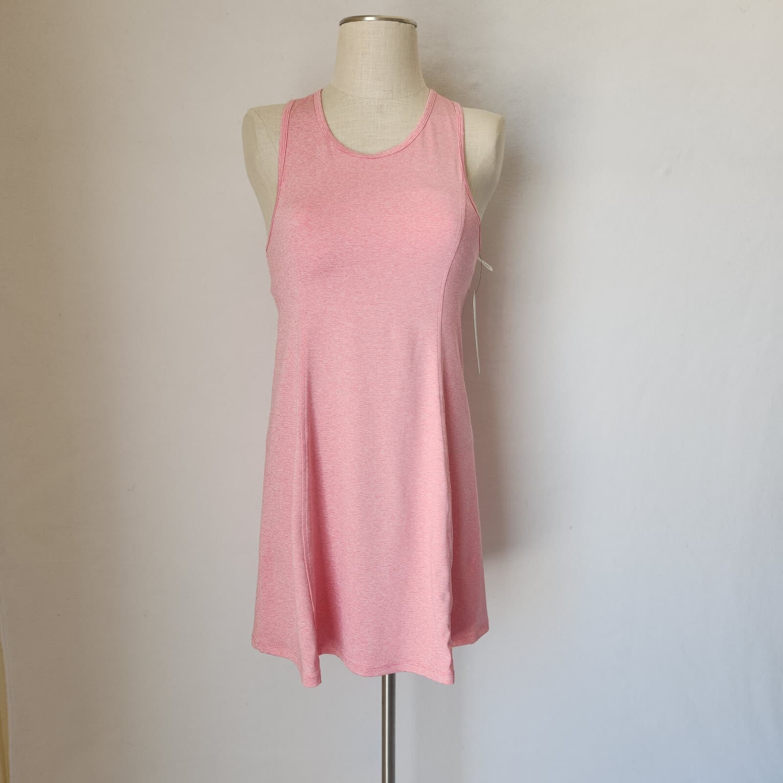 NWT Harmony Balance $58 Athletic Tennis Mini Dress Built-In Bra Pink Women's M - Thumbnail 2