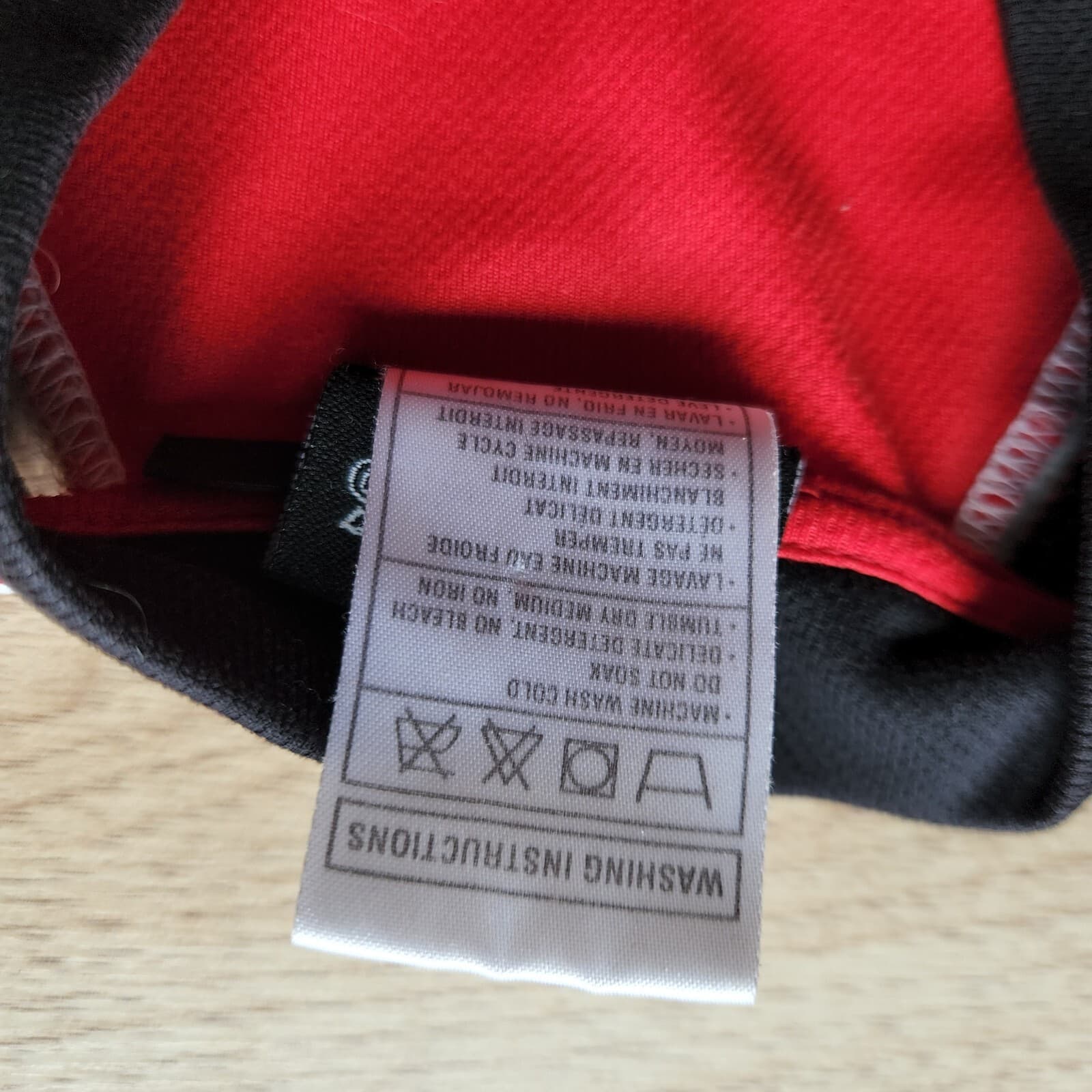 FOX Cycling T-Shirt Jersey 1/2 Zip Short Sleeve Back-Zip-Pocket Red Black Men L - Thumbnail 6