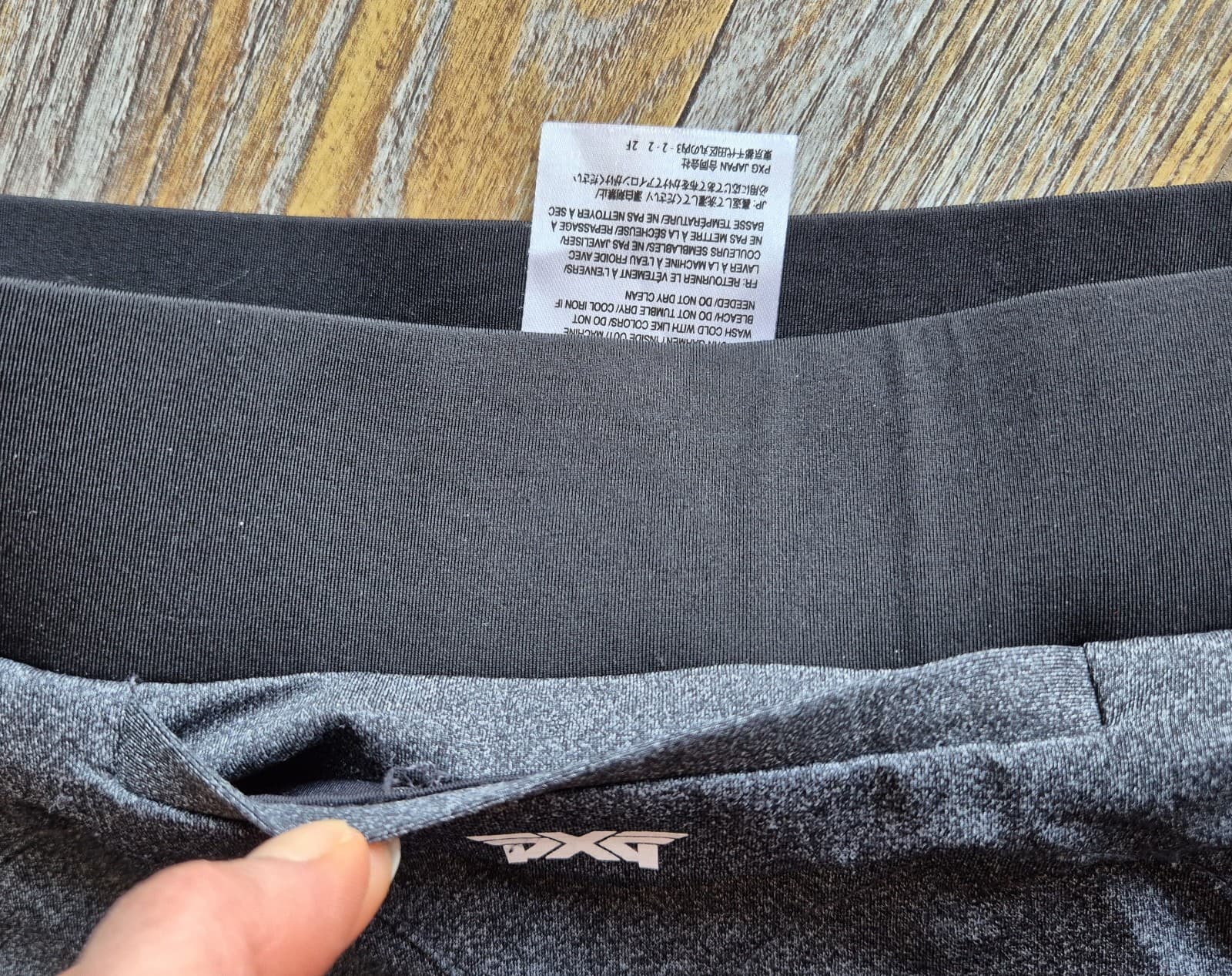 PXG Parsons Xtreme Golf Made in Korea Golf Skort Side-Zipper Pocket Grey Women S - Thumbnail 6