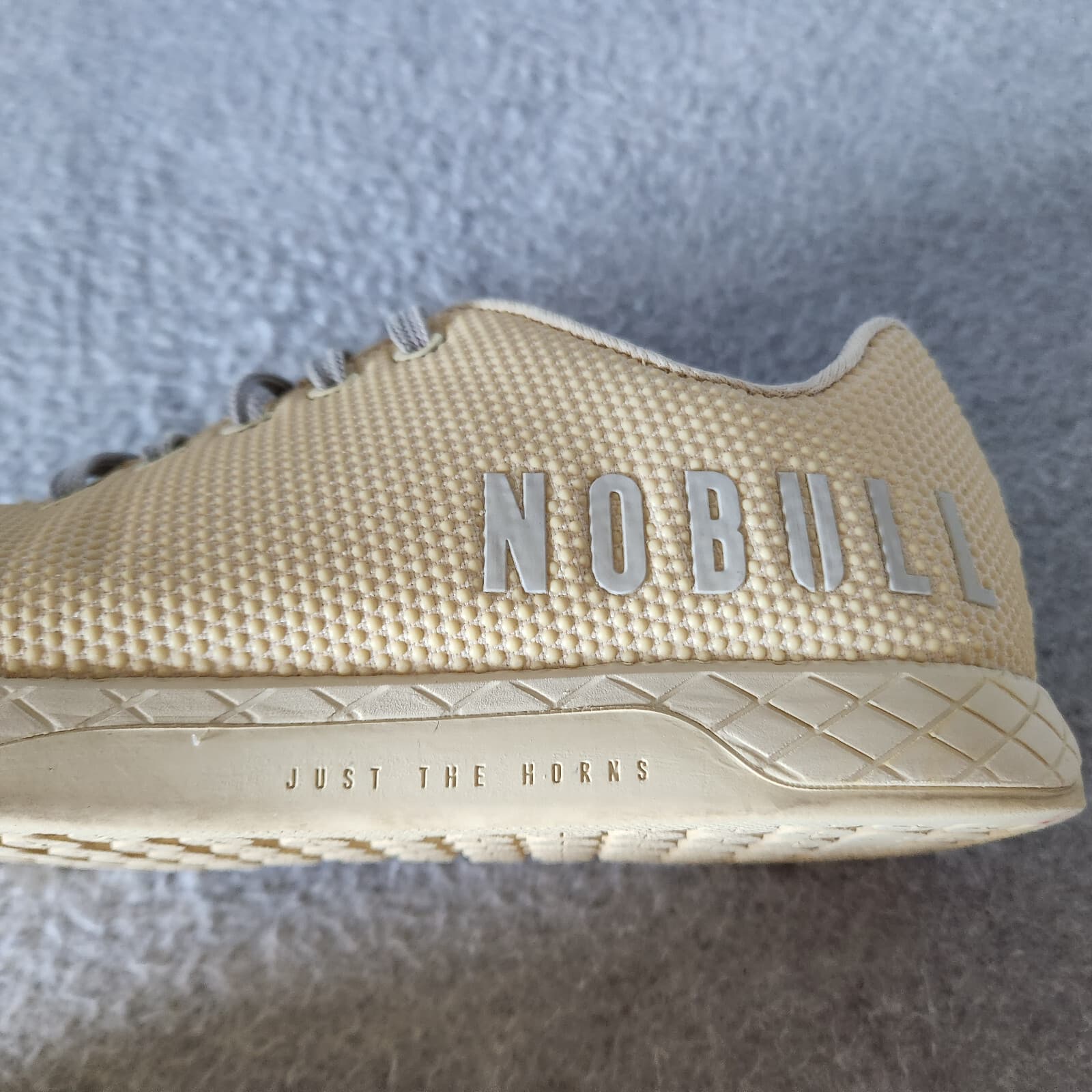 Nobull Super Fabric Vanilla Trainer Sneakers Lace-Up Yellow Unisex US M8 W9.5 - Thumbnail 12