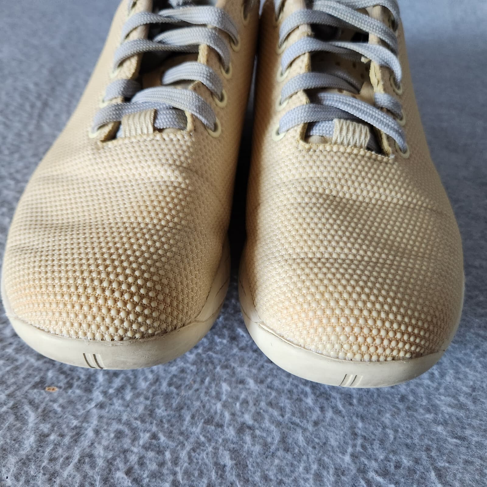Nobull Super Fabric Vanilla Trainer Sneakers Lace-Up Yellow Unisex US M8 W9.5 - Thumbnail 8