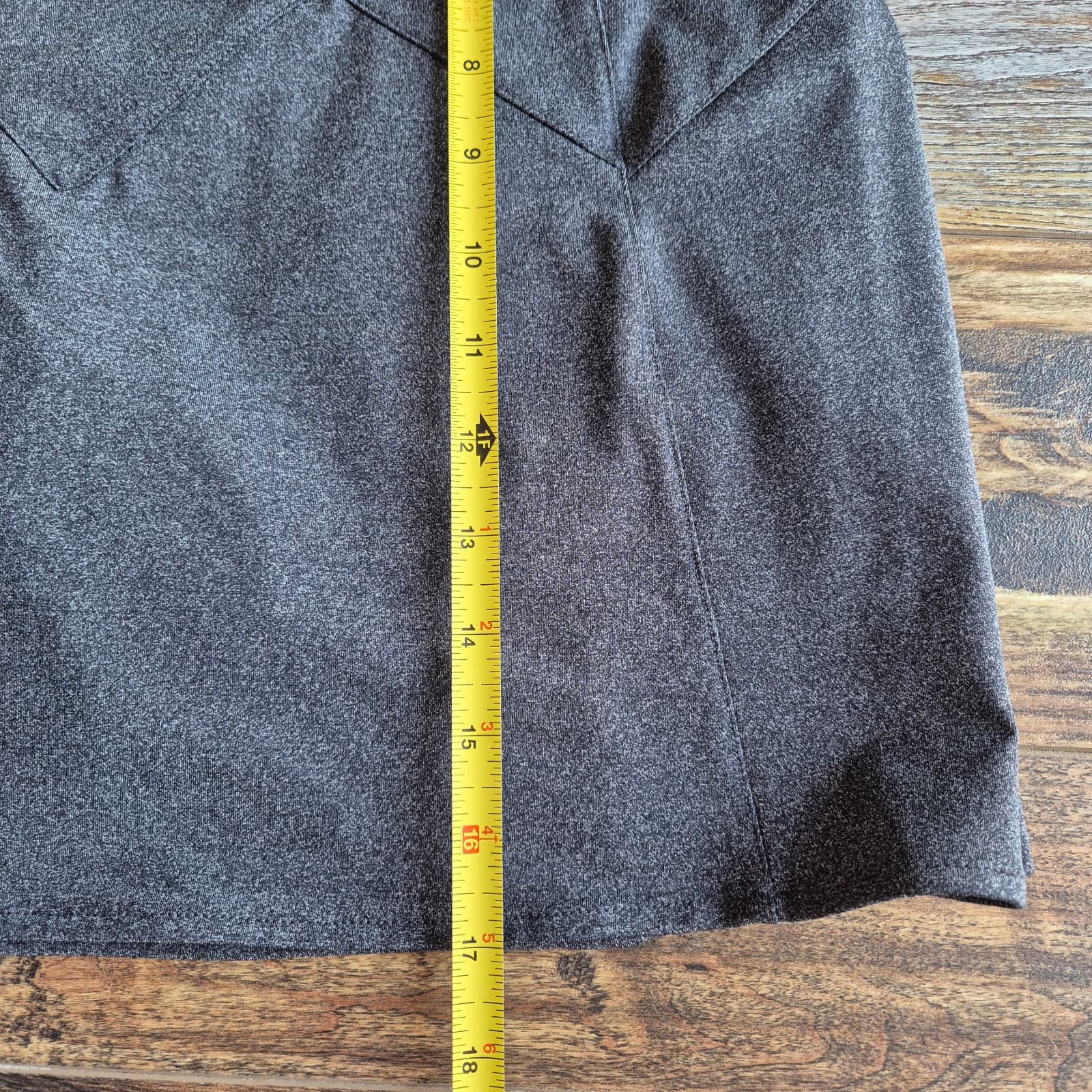 PXG Parsons Xtreme Golf Made in Korea Golf Skort Side-Zipper Pocket Grey Women S - Thumbnail 8